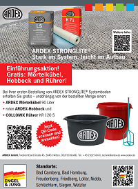 Einführungsaktion ARDEX