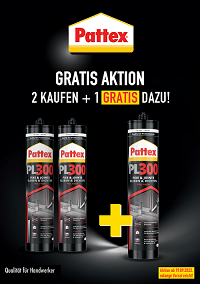 Gratis Aktion Pattex_PL300